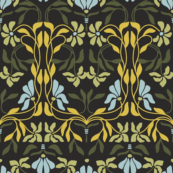 Art Nouveau Bloom Fusion