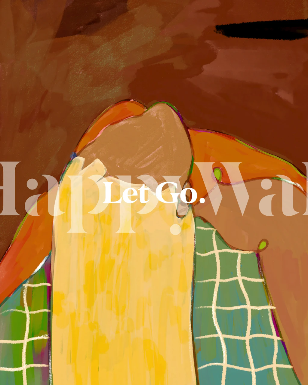 Let Go wallpaper in a room