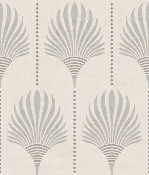 art deco palms - neutral tones