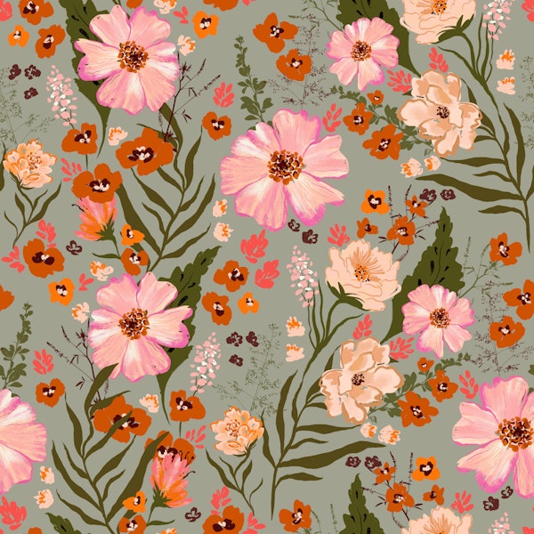 Rustic Wildflower Garden