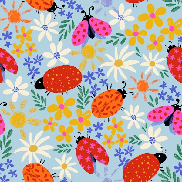 Ladybug Garden Delight