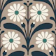 Elegant Daisy Design in Beige - S