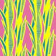 S Kitschy Neon Yellow Fuchsia Snake Plant