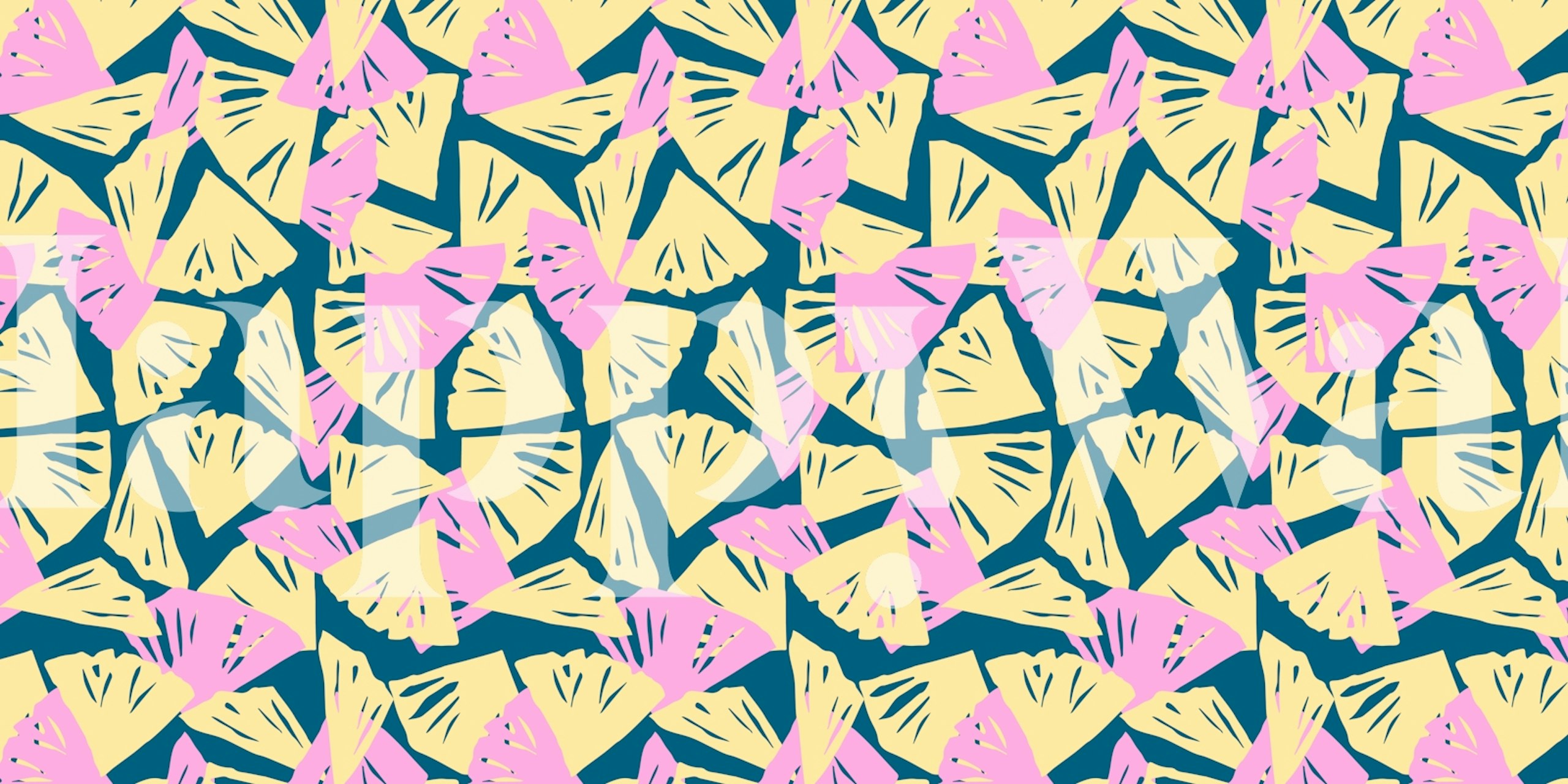 Design tapety Tropical Pineapple Vibes v místnosti