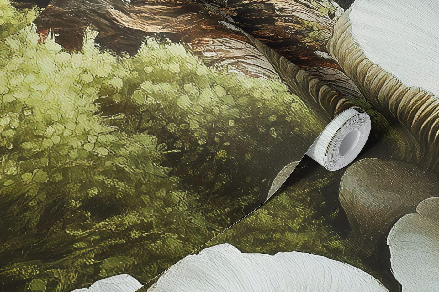 Serene Fungal Landscape wallpaper roll