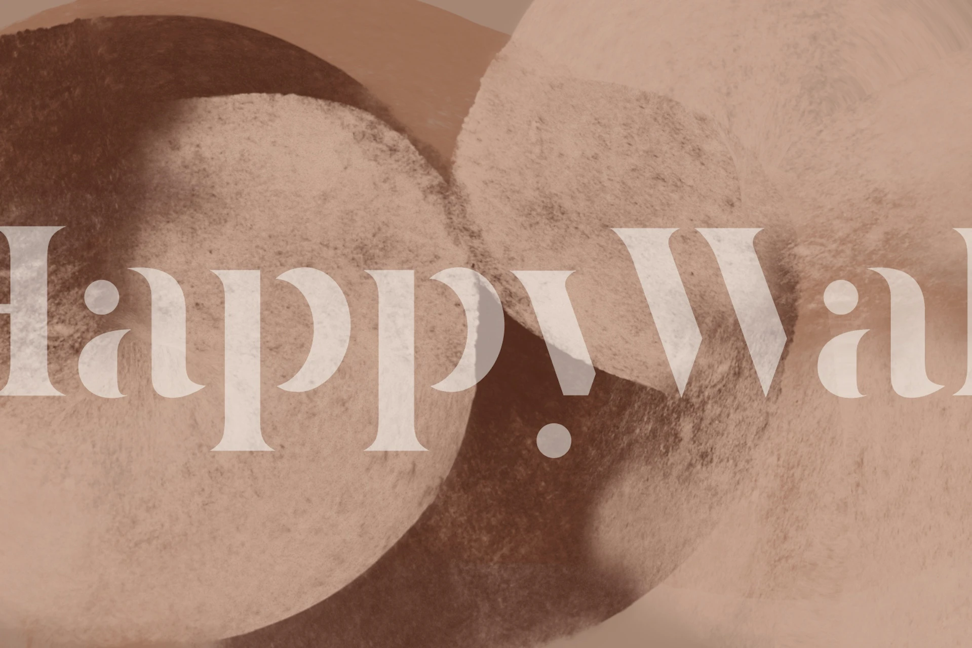 Calm Brown Abstraction papier peint dans une pièce