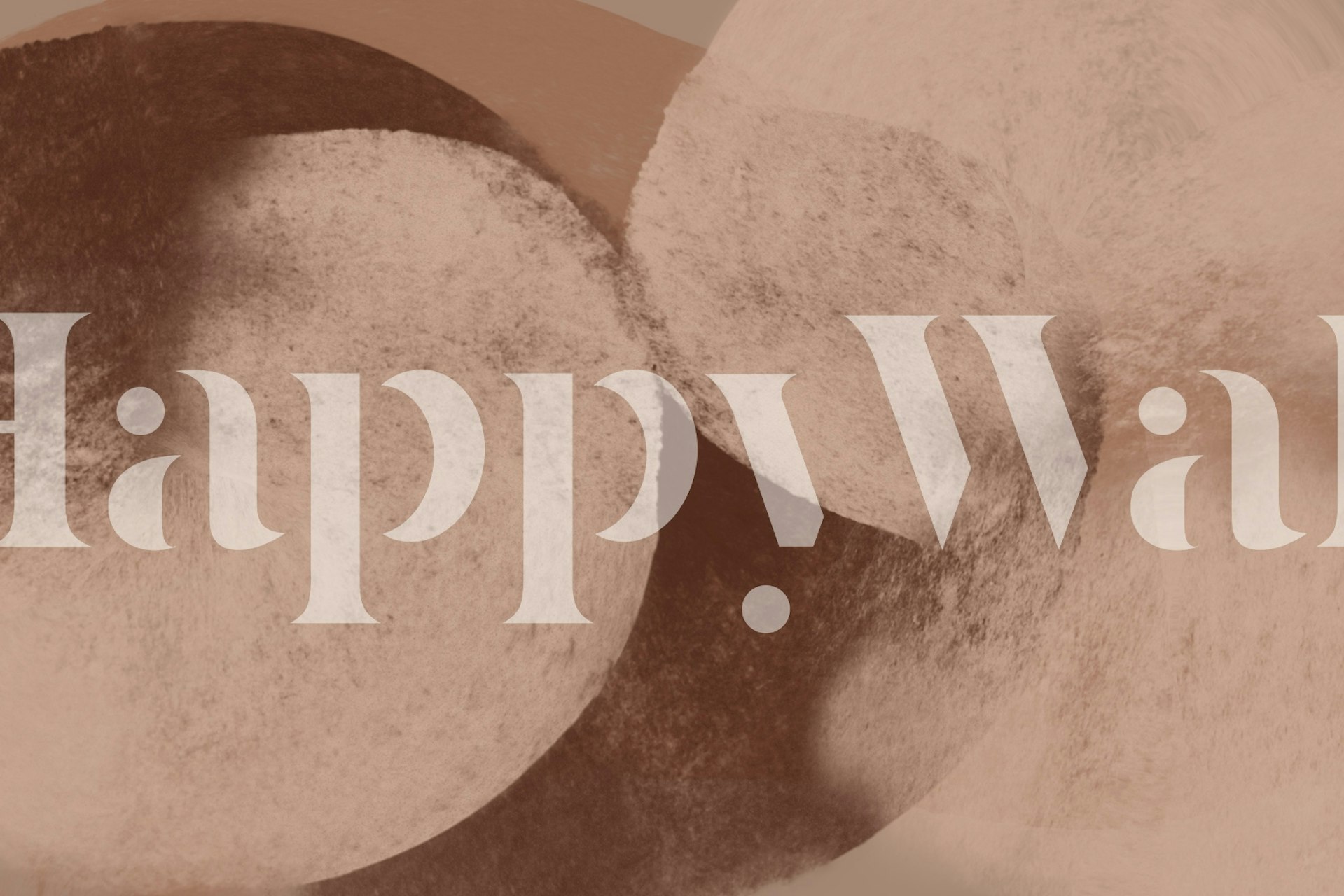 Calm Brown Abstraction tapeta v místnosti