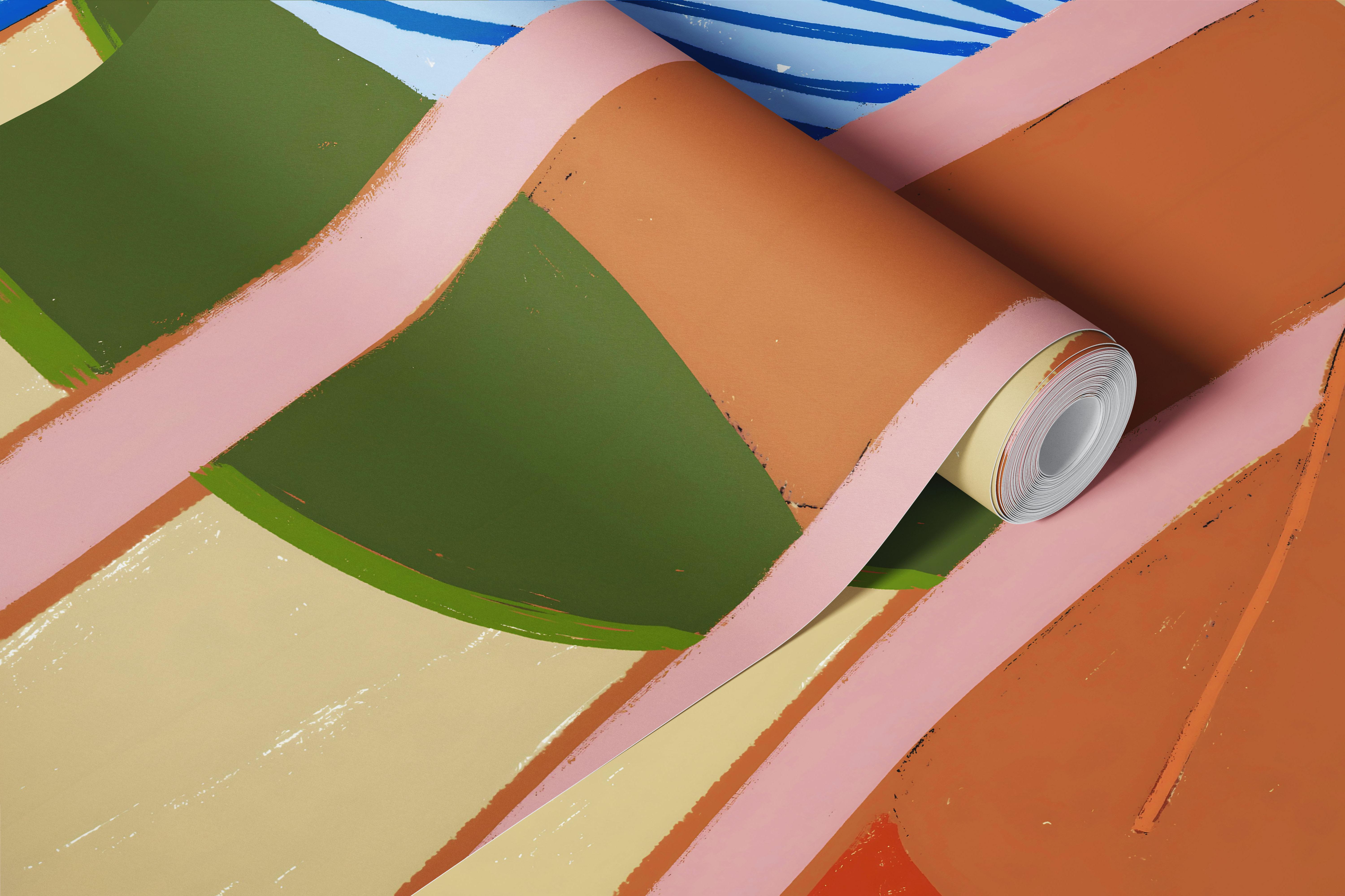 Smoking Up Clouds wallpaper in a room