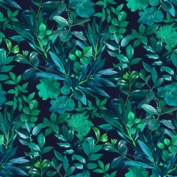 Emerald Green Leaf Harmony