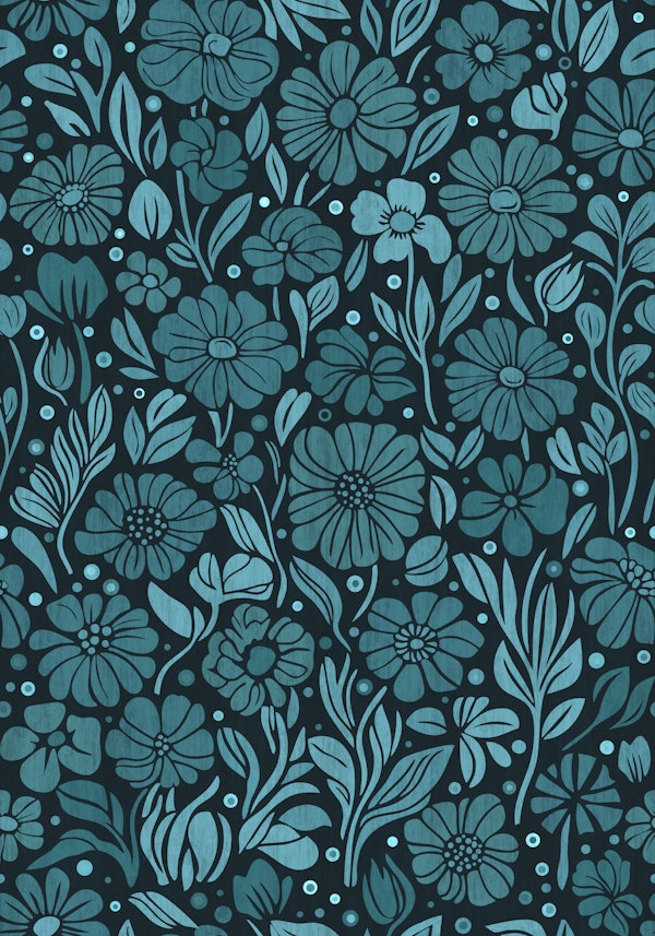 Endless Summer Turquoise Flower Vibes