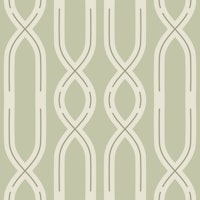 Simple modern vertical lines stripes sage papel pintado