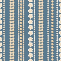 Krishna Kamal-Flower Strips-4 tapete