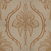 Golden Brocade Damask Jute tapete