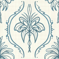 Revival Damask Grandmillennial tapete