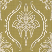 Revival Damask Greeny Moss tapete