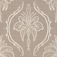 Revival Damask Neutral Oak tapete