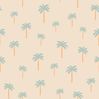 Palmtrees aqua on sand papiers peint
