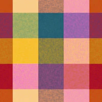 Rainbow Plaid Linen tapete