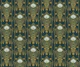 Luxurious Art Deco Green Gold