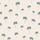 Palmtrees seagreen on shell