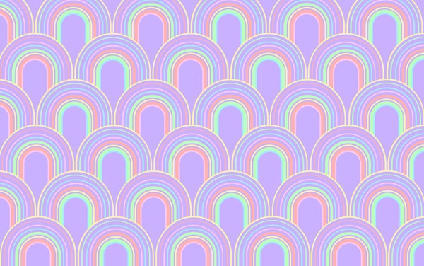 Unicorn Rainbow Arch Minimal 3a