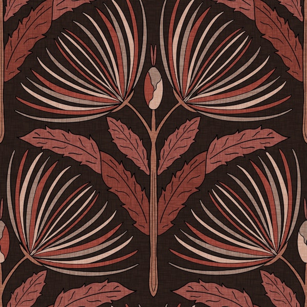 Cocoa Brown Spider Mums - Art Deco Floral