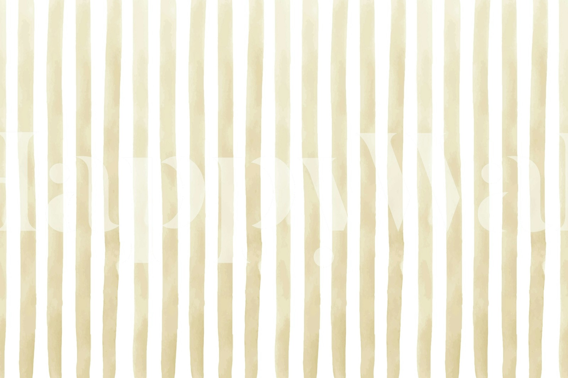 Beige watercolor stripes tapeta v pokoji