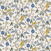 Heritage Chinoiserie II - Yellow Blue S wallpaper