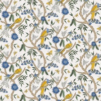 Heritage Chinoiserie II - Yellow Blue L wallpaper