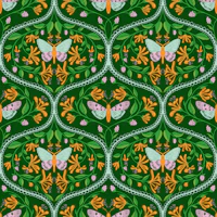 Botanical Moth Bliss papiers peint