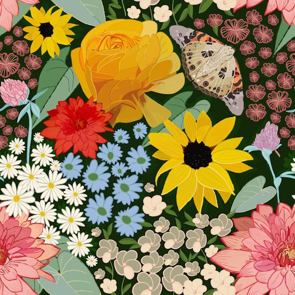 Garden blossom harmony