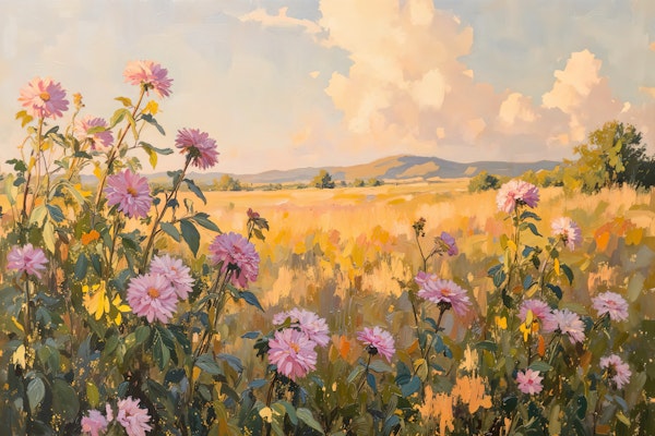 Tuscan Fields of Blossom
