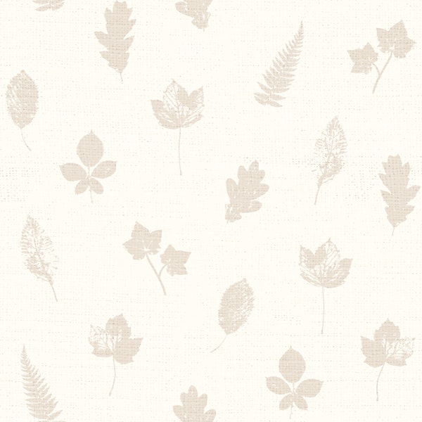 Natural Leaves - Boho Cream
