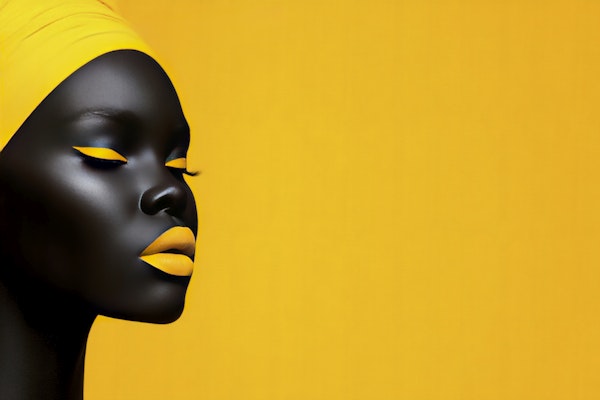 Golden Elegance Portrait