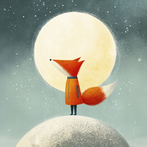 Moonlit Fox Dream