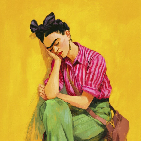 Bold Relaxed Expression Mexican Beauty