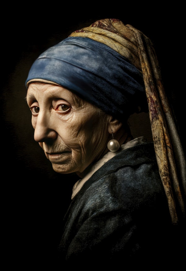 Timeless Elegance The Lady with Pearl Earring