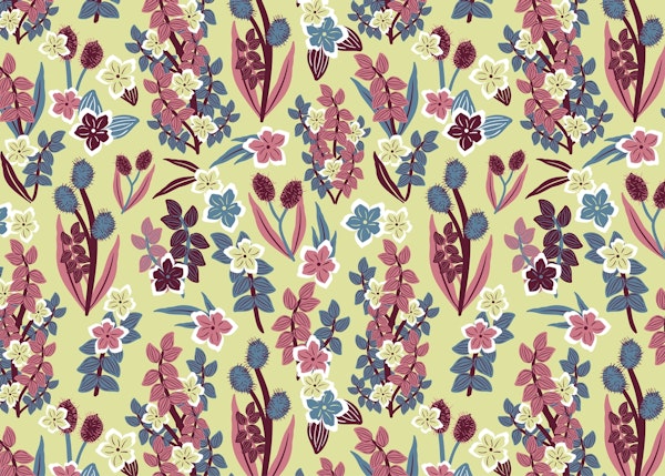 Flower cascade yellow