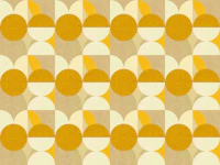 Mid-Century Modern Circles tapete
