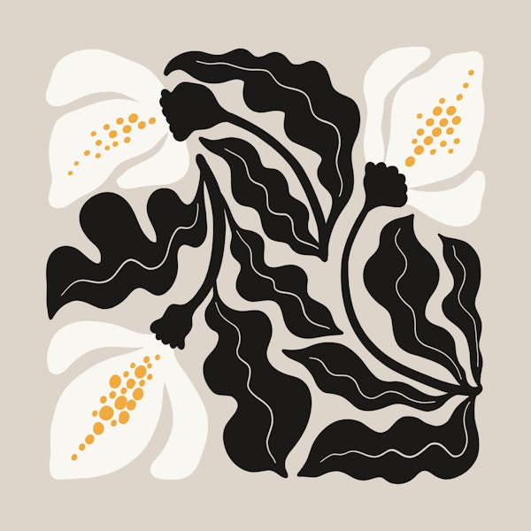 Abstract Floral Flow - Flower Market