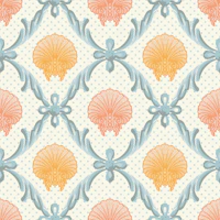 Coquette Seashell Pastel Powder tapete