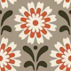 Rustic Daisy Harmony in Beige Red - S