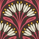 Art Nouveau Floral Touch in Magenta - S