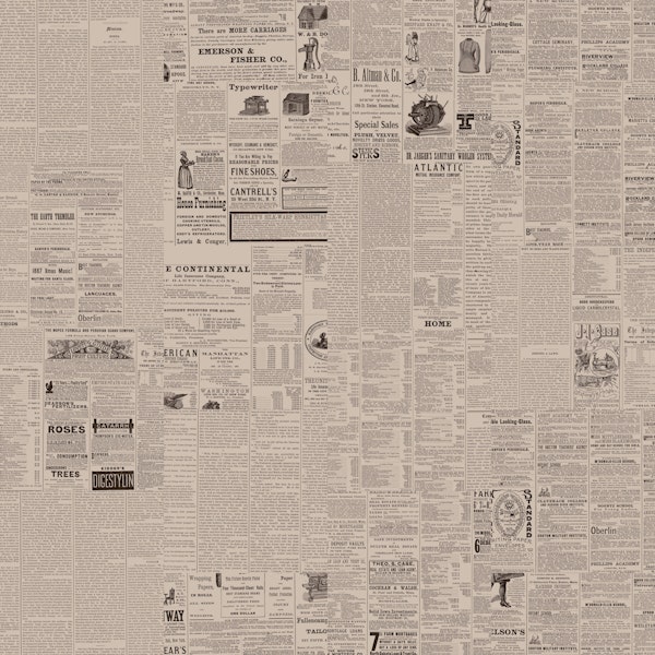 Old Newspaper Texture in sepia