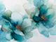 Blue Mist Ink Flowers