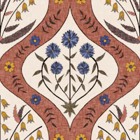 Arabesque - Terra Cotta - L carta da parati
