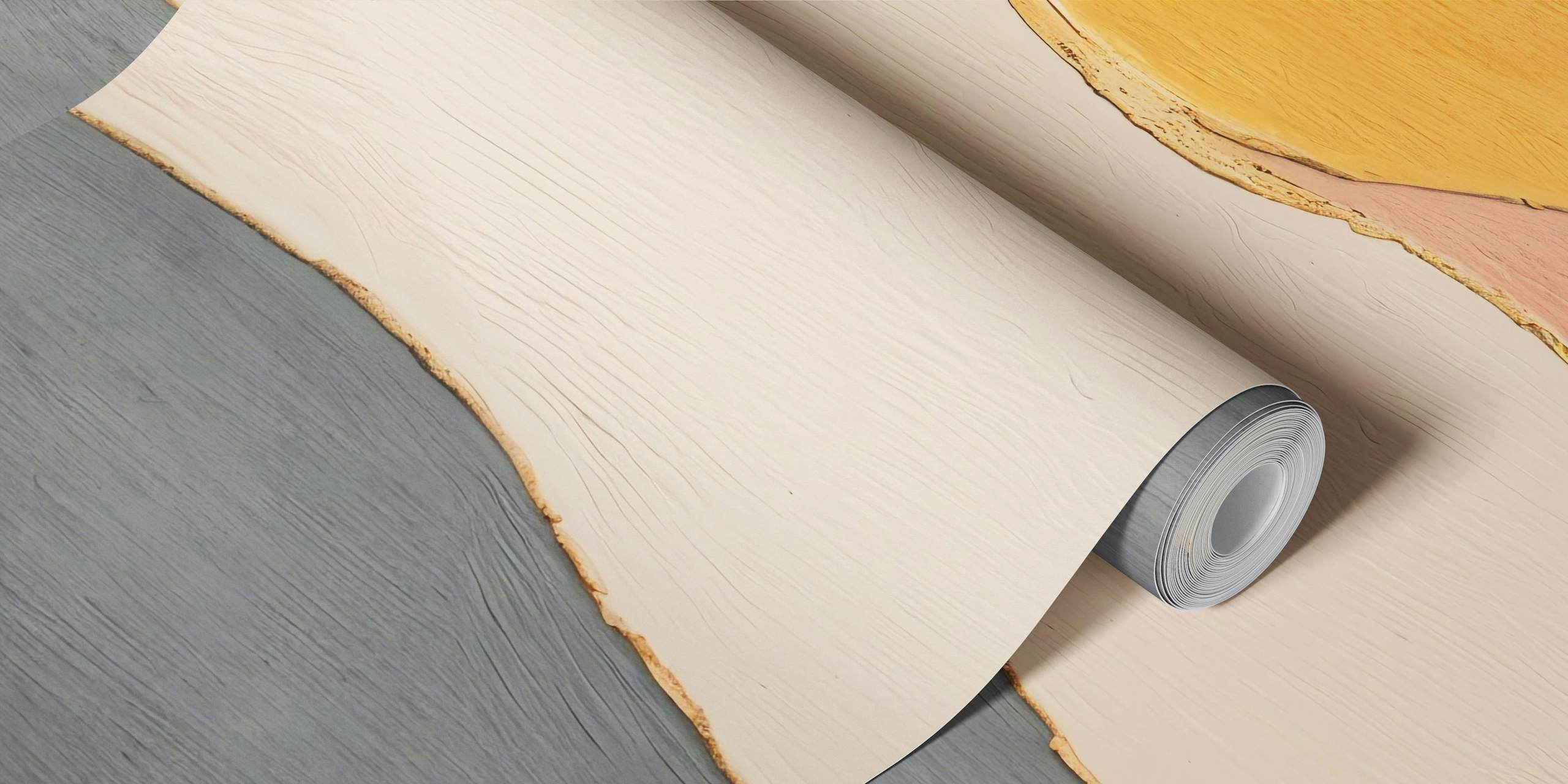 Serene Sunrise Landscape tapet i ett rum