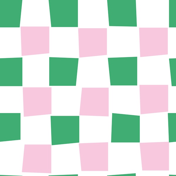 Green and Pink Checkers