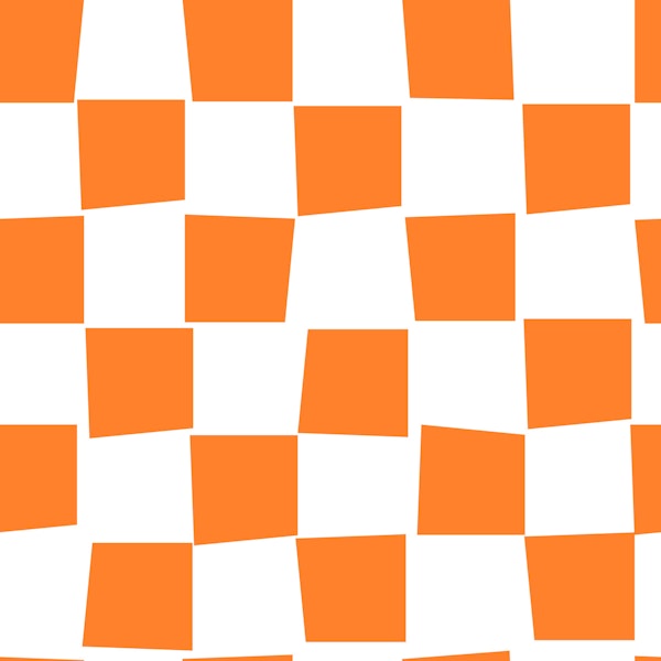Orange Checkerboard