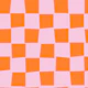 Playful Tiles orange and pink